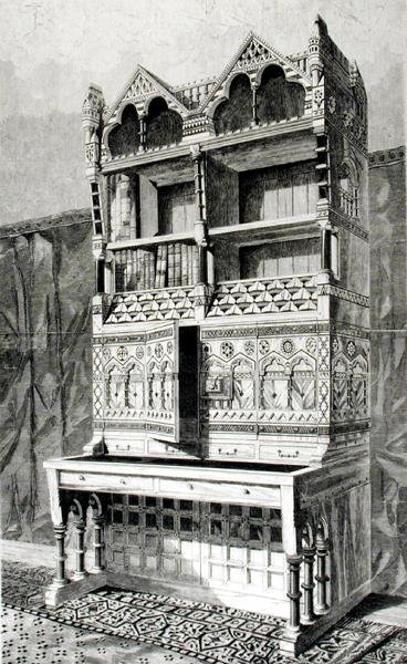 Bay James Forsyth tarafından yürütülen mimari sergide Bay R. Norman Shaw