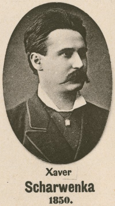 Xaver Scharwenka (gravür) by English School