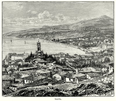 Yalta (gravür) by English School