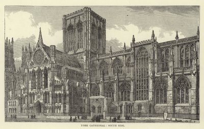 York Katedrali, güney tarafı by English School
