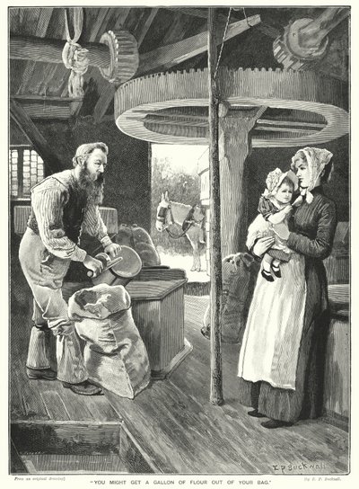Torbanızdan Bir Galon Un Çıkabilir (gravür) by English School