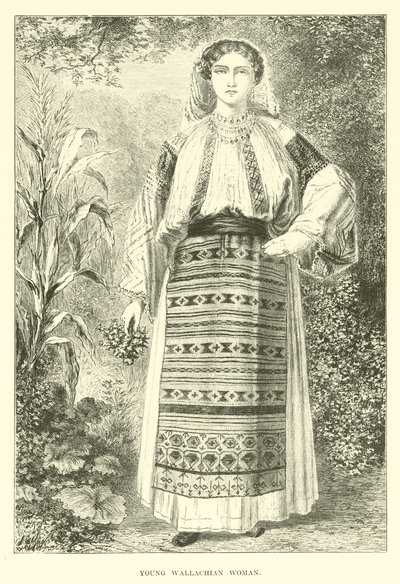 genç Eflak kadın by English School