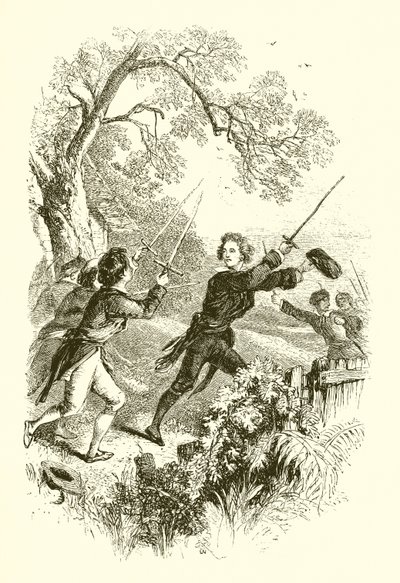 Genç Washingtons askeri özlemleri by English School