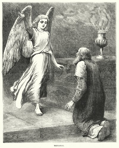 Zacharias (gravür) by English School