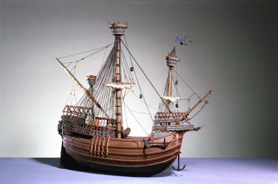 1:60 ölçekli bir Flaman carrack