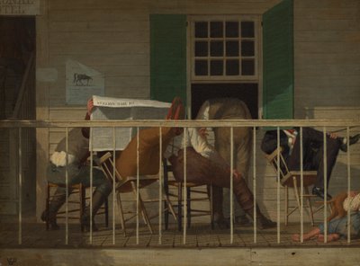 Gerçek Amerikalı, ca. 1874. by Enoch Wood Perry