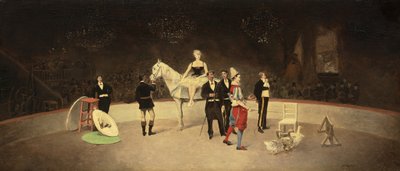 Sirk Sahnesi, 1890 dolayları by Enrique Atalaya González