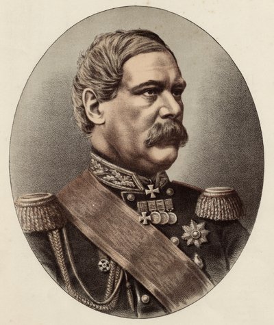 General Francis Edward Todleben (renkli taş) by Eraun and Cie
