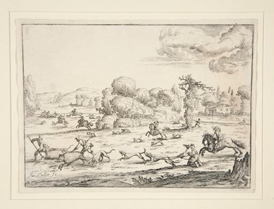Avlanma Sahnesi: Öldürmenin Yakınında (Jacques Callot 1592-1635