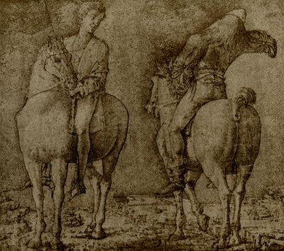 iki binici by Ercole de Roberti