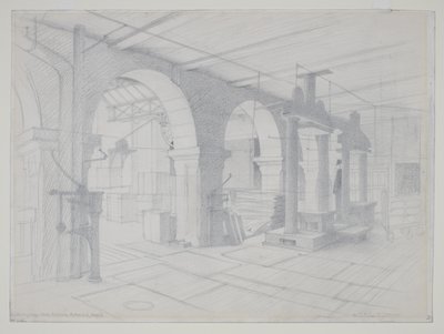 Bir Paketleme Mağazası, Bradford by Eric Gill
