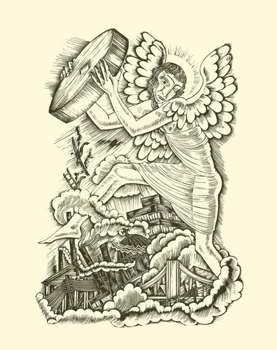 kıyamet by Eric Gill