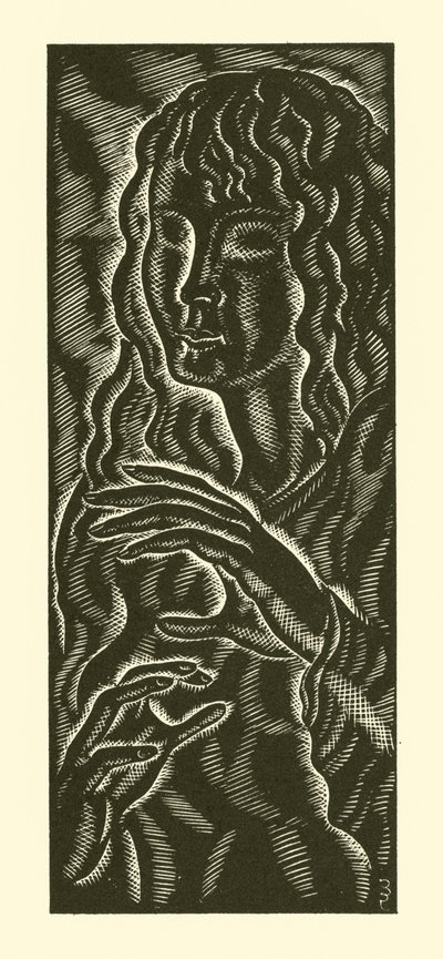 Kör kız by Eric Gill