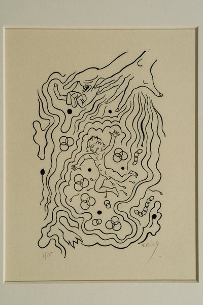 Ben Küçük Bir Dünyayım (gravür) by Eric Gill
