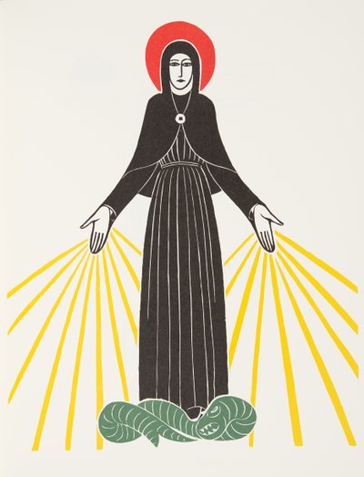Lourdes Leydimiz by Eric Gill