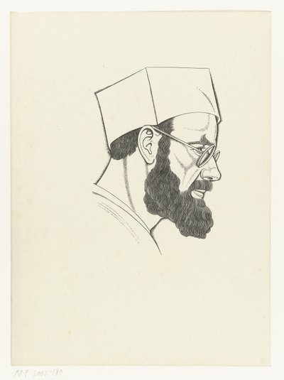 kendi portre by Eric Gill