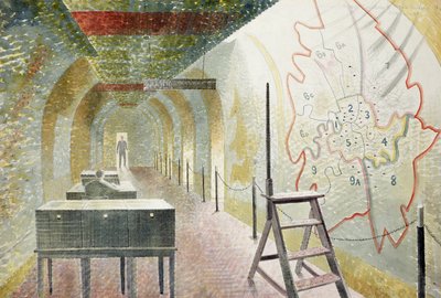1 Nolu Harita Koridoru by Eric Ravilious