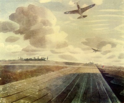 "Pist Perspektifi", 1941, 1944. by Eric Ravilious