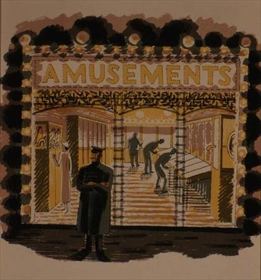 Curwen Press tarafından basılan The Amusement Arcade, 