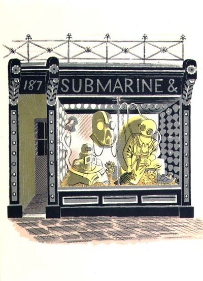 The Marine Tedarikçiler, Curwen Press tarafından basıldı, High Street
