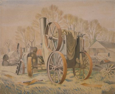Traktör, 1933 by Eric Ravilious