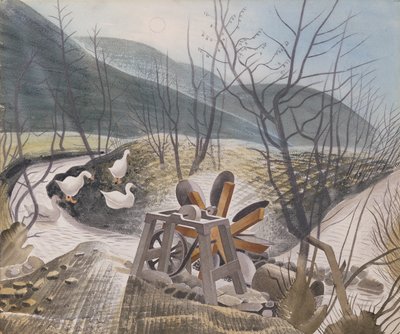 Su çarkı, 1938 by Eric Ravilious