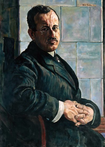 Georg Hermann 1871-1943, 1917-1918 portresi. by Erich Büttner