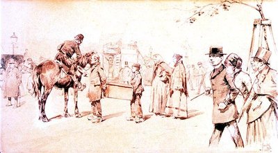 Kopenhag Sokak Sahnesi by Erik Henningsen