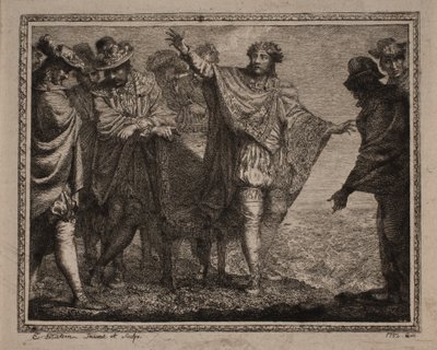 Büyük Knud ve saray adamları by Erik Pauelsen