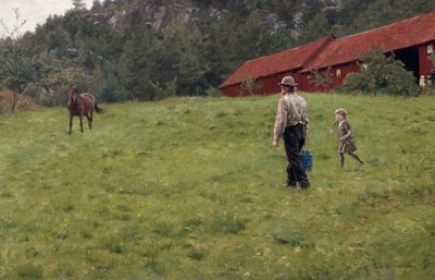 At için su by Erik Theodor Werenskiold