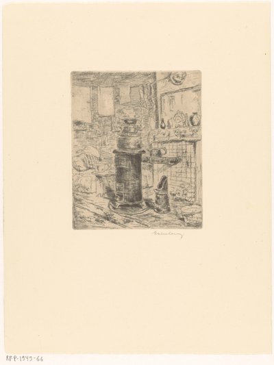 Geen gazı (nesne üzerindeki orijinal başlık) by Erkelens (signed by artist)