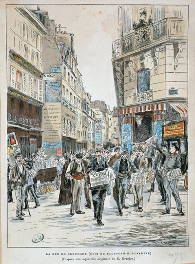 Fransa, Paris, Rue du Croissant