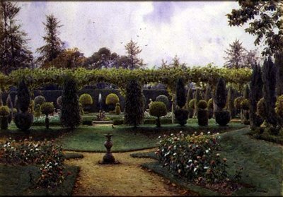 Gri Gün, Brockenhurst, Hampshire (suluboya) by Ernest Arthur Rowe