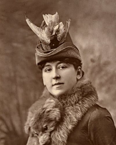 Amy Roselle, İngiliz aktris, 1887 by Ernest Barraud