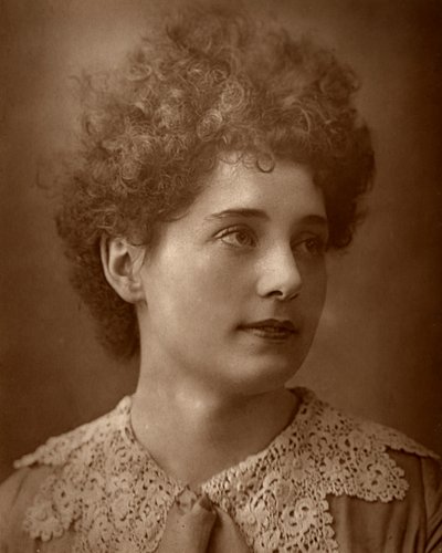 Blanche Horlock, İngiliz aktris, 1887 by Ernest Barraud