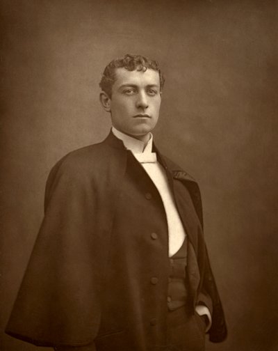 Lewis Waller, İngiliz aktör, 1887 by Ernest Barraud
