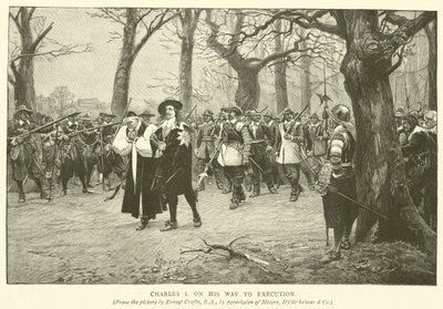 Charles I idama giderken by Ernest Crofts