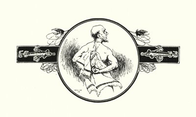 Sırtını kurulayan balıkçı (lito) by Ernest Edward Briggs