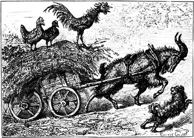 Küçük Bo-Peep adlı çocuk kitabından bir örnek, c1880. by Ernest Henry Griset