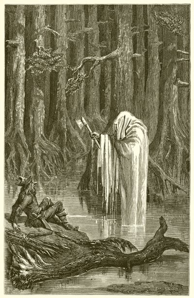 Merkür (Hermes) ve ormancı by Ernest Henry Griset