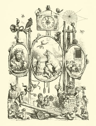 Ulusal Tekerlemeler, Frontispiece by Ernest Henry Griset