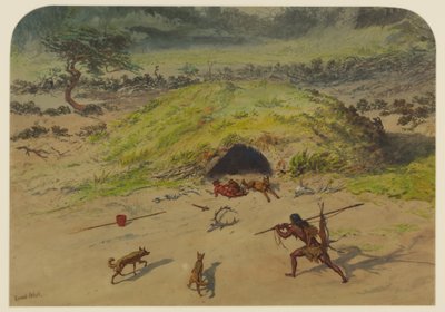 ಇತಿಹಾಸಪೂರ್ವ ದೃಶ್ಯ, 1871 ಟರ್ಕ್ by Ernest Henry Griset