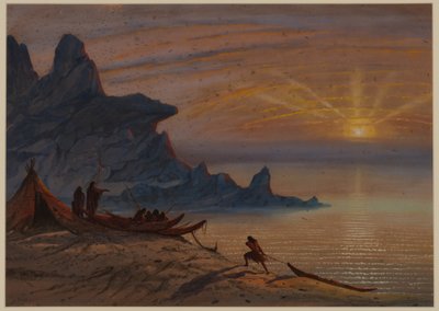 Gün batımı, 1871 by Ernest Henry Griset