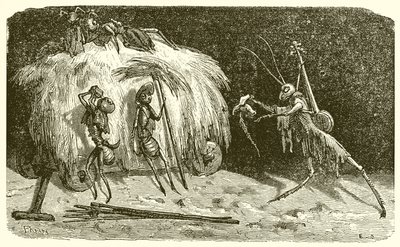 Karıncalar ve Çekirge by Ernest Henry Griset