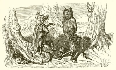 The Cat and the Fox  by Ernest Henry Griset