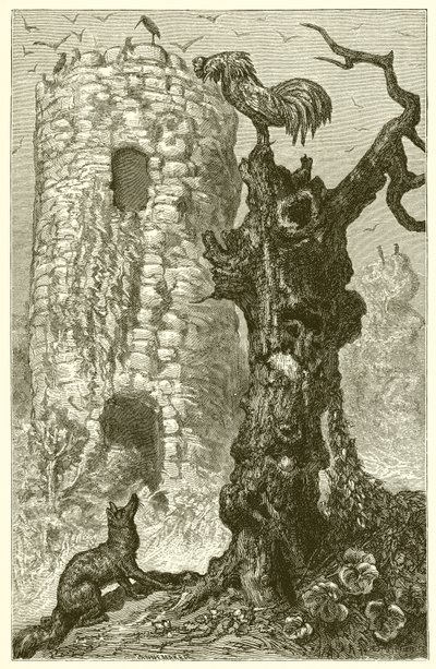 Horoz ve Tilki by Ernest Henry Griset