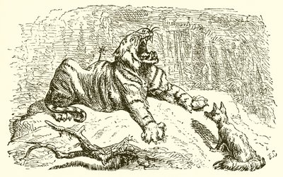Tilki ve Kaplan by Ernest Henry Griset