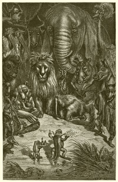Kurbağa ve Tilki by Ernest Henry Griset
