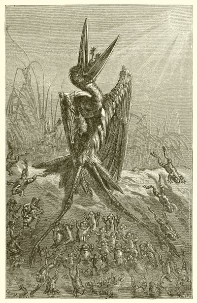Kral Arzulayan Kurbağalar by Ernest Henry Griset