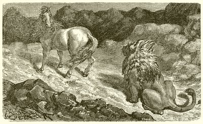 at ve aslan by Ernest Henry Griset